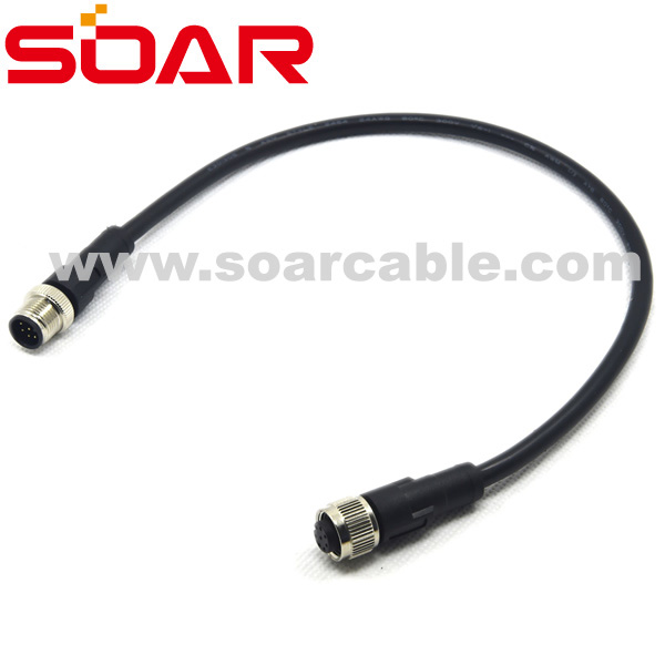 M12 8Pin Male To Female Cable