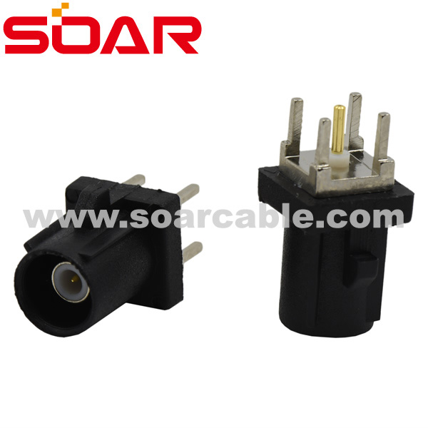 Code A FAKRA SMB Straight Plug PCB Mount (6604NTGOOA1)