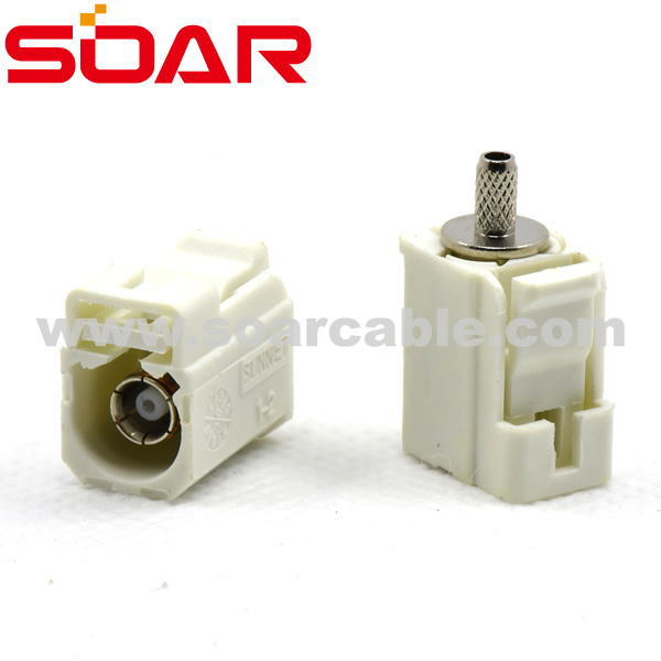 Code B FAKRA SMB Right Angle Plug PCB Ｍount (6606NTGOOB2)Code B FAKRA SMB  Right Angle Plug PCB Ｍount (6606NTGOOB2)-Code B-SOAR TECHNOLOGY CO., LTD