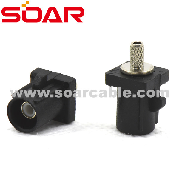 Code G FAKRA SMB Stright plug Crimp (6602NTGXXG1)