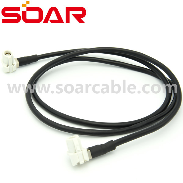 HSD male to HSD female white color cable